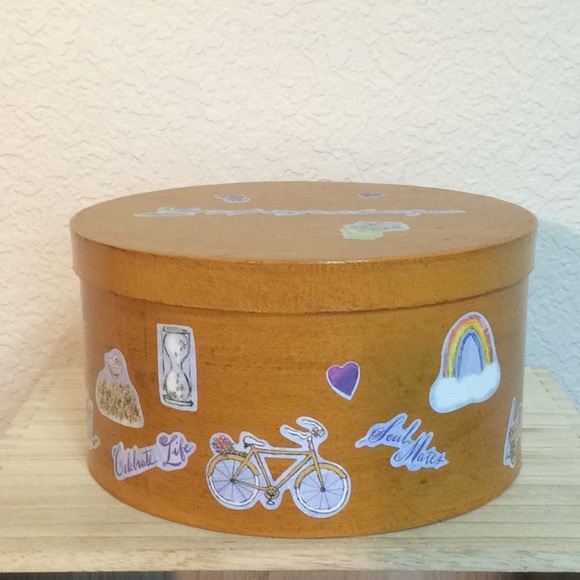 Accents Some People Stay In Our Hearts Forever Hat Box Poshmark